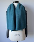 Ro poncho, 100% lamull, petrol thumbnail